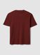 Red pure cotton relaxed-fit short-sleeve T-shirt_1
