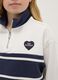 Multicolour striped pure cotton sweatshirt for girls relaxed fit_2