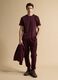 Red breathable, quick-dry cotton-blend T-shirt_1