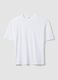 White pure cotton short-sleeve T-shirt, relaxed fit_4