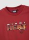 Red pure cotton regular fit T-shirt with Miami Heat print_5
