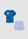 Newborn regular fit multicolour pure cotton pyjamas with prints_0