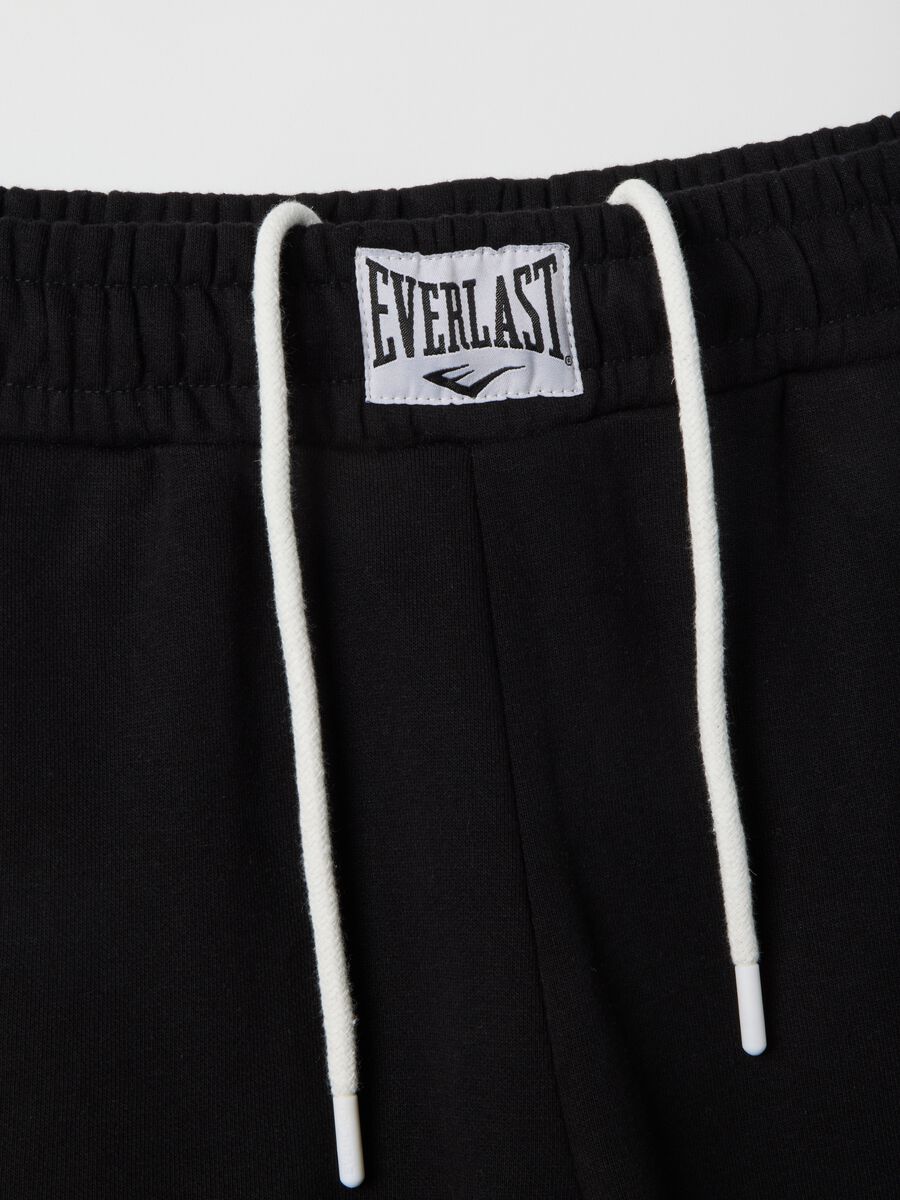 Multicolour striped cotton blend jogger trousers, regular fit with logo_5