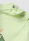 Newborn green pure cotton pyjamas with prints_3