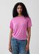 Short-sleeved linen-blend T-shirt_0