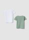 2-pack pure cotton multicolour T-shirts for baby girl_1