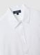 Regular fit white pure viscose shirt_5