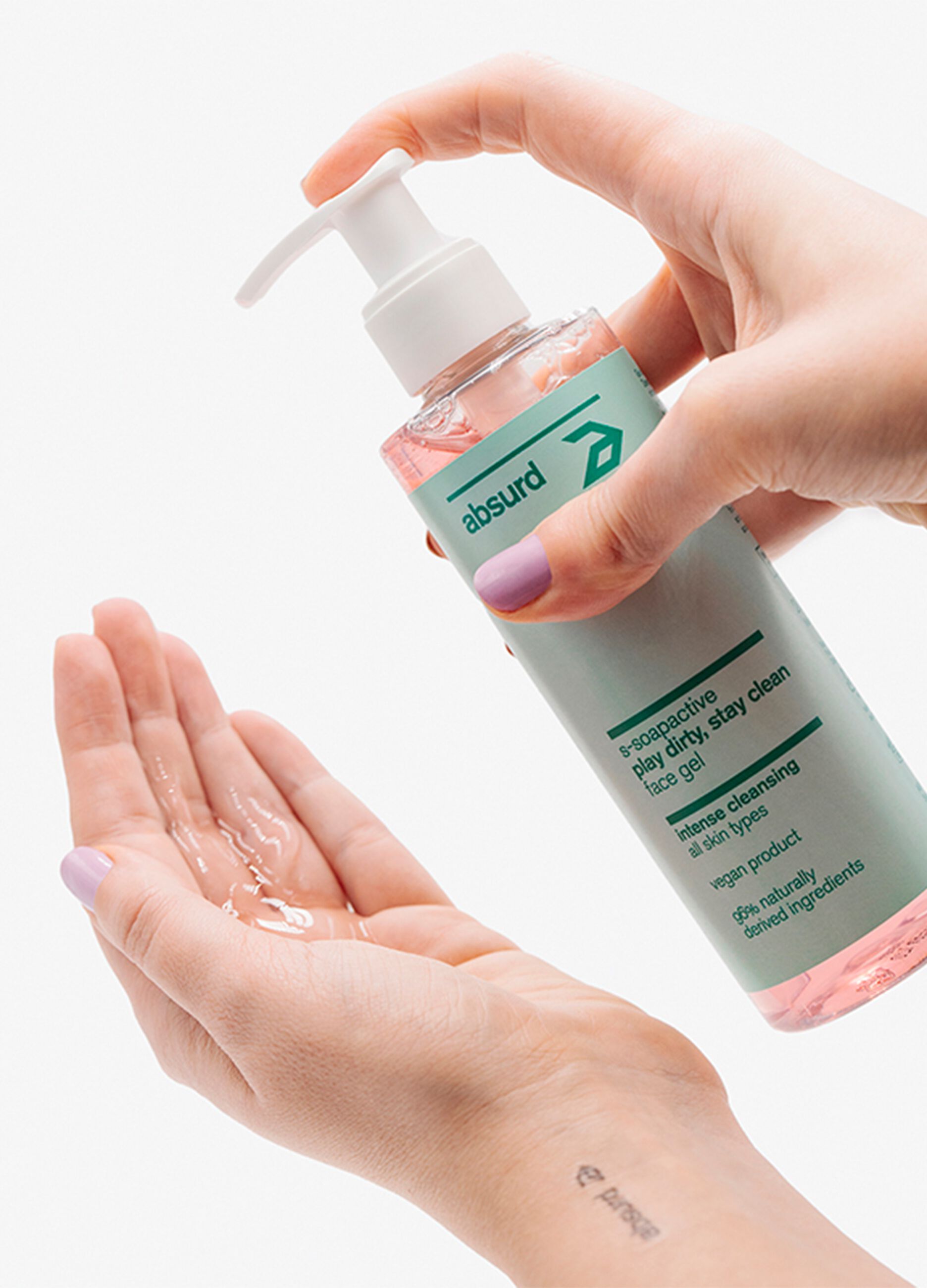 Intensive facial cleansing gel
