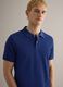 Regular-fit blue Supima cotton polo shirt_0