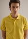 Yellow Supima cotton polo shirt, regular fit_3