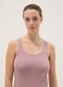 Pink Stretch Cotton Vest Regular Fit_0