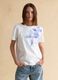 White pure cotton regular fit t-shirt with floral print_2