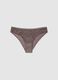 Brown floral lace regular fit briefs_4