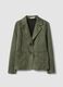 Green Lightweight Regular Fit Jacket with Pockets_4