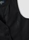 Black linen-blend slim-fit waistcoat with buttons_5