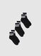 Tripack multicolour striped cotton blend socks regular fit_0