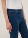 Blue skinny fit stretch denim blend jeans_3