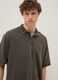 Men's Short Sleeve Green Polo Shirt Regular Fit in Pure Cotton_3