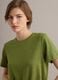 Green pure linen short-sleeve T-shirt, regular fit_0