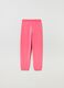 Plush joggers with logo embroidery_1