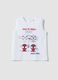 White pure cotton boys&rsquo; vest with Spider-Man prints_0