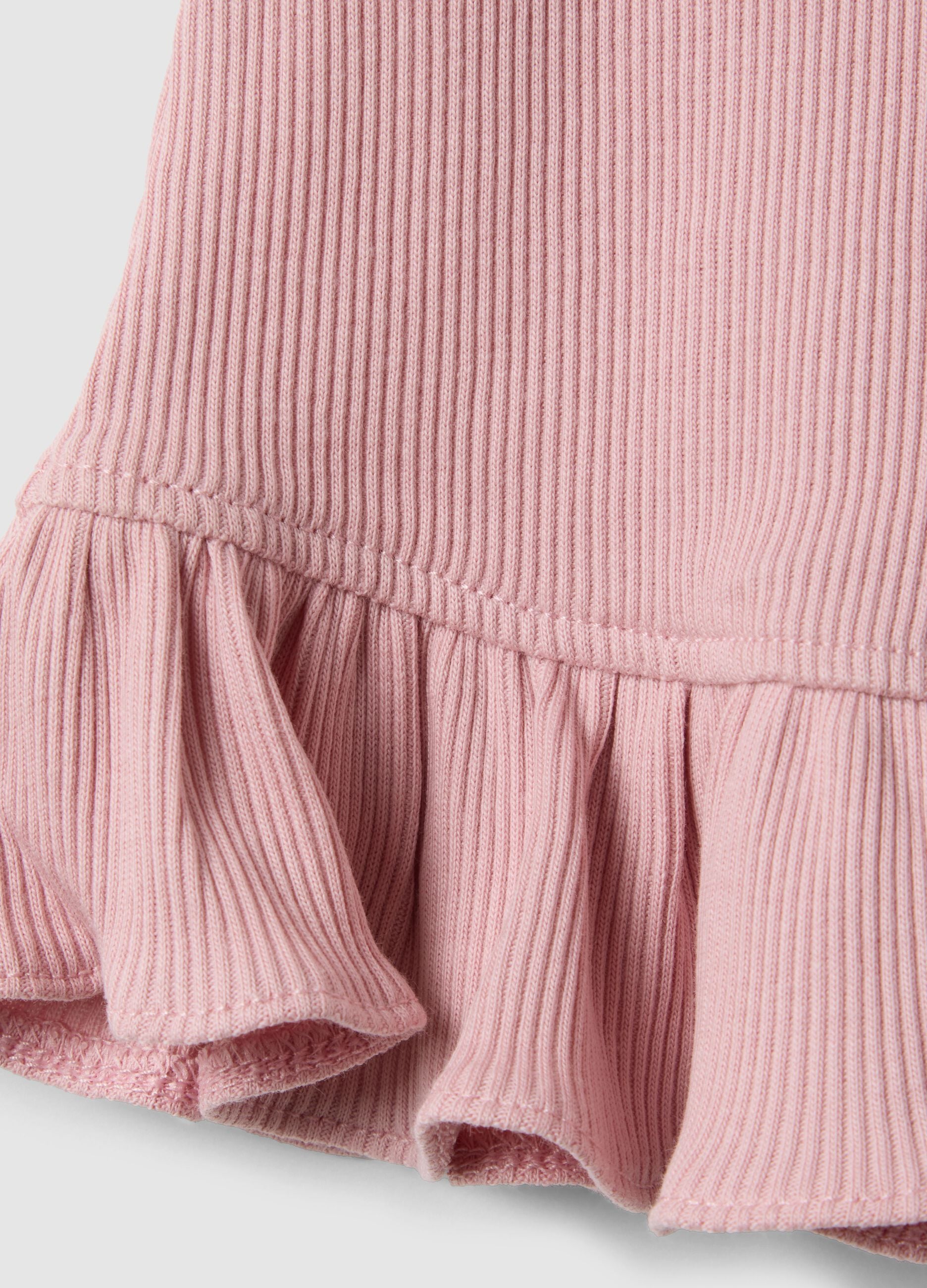 Pink pure cotton outfit for girls