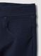 Girls' blue slim-fit stretch organic cotton treggings_3