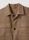 Brown pure linen blazer regular fit_6