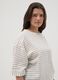 Multicolour striped linen blend regular fit t-shirt_2