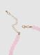 Pink Beaded Necklace with Strawberry Pendant_2