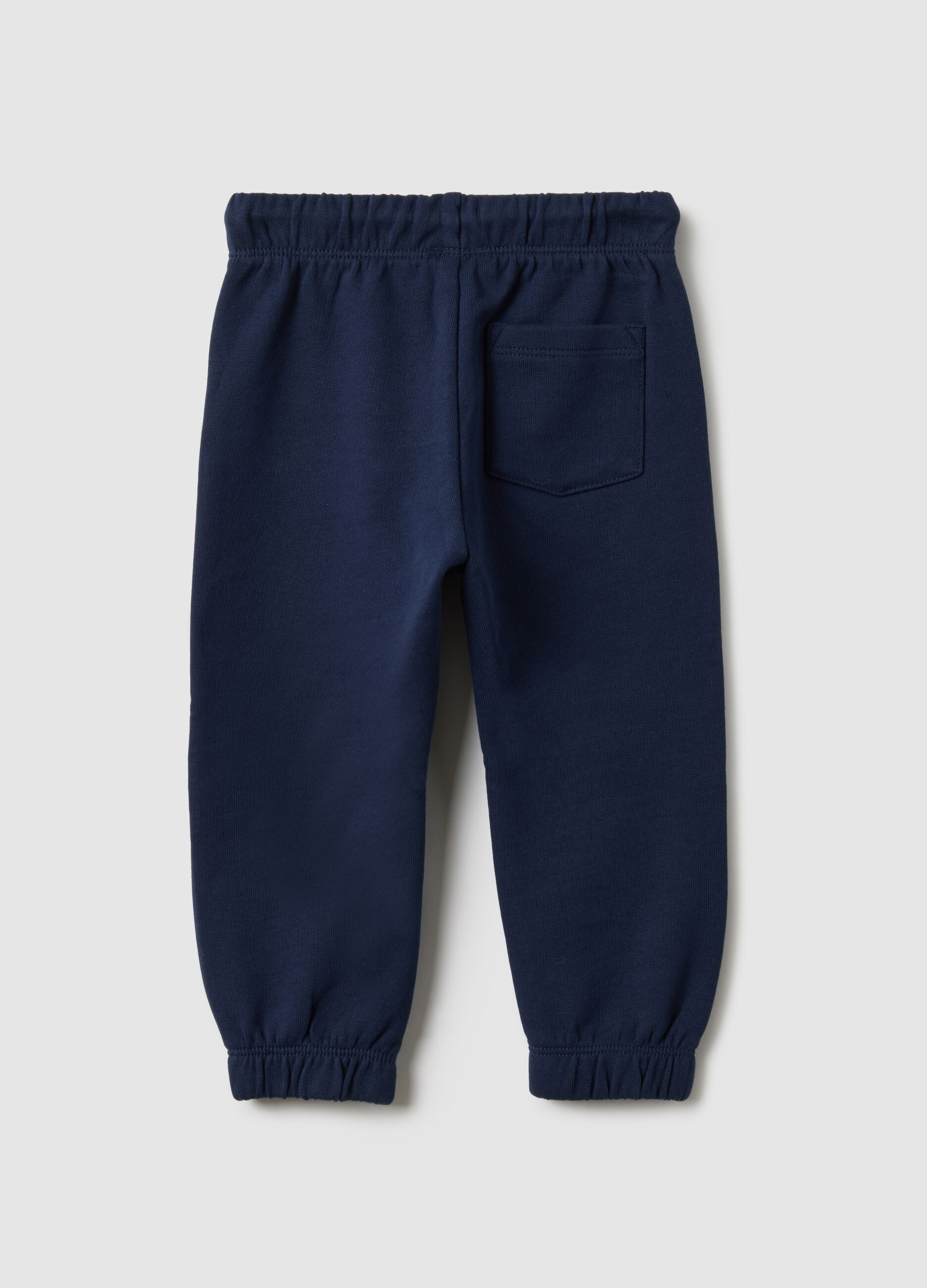 Pure cotton blue trousers regular fit for children