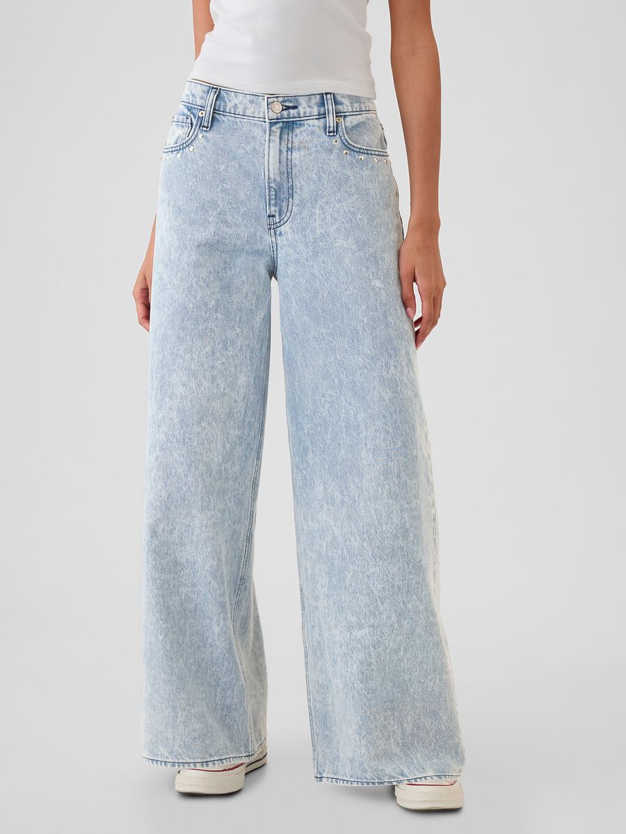 Baggy-fit jeans with studs_1