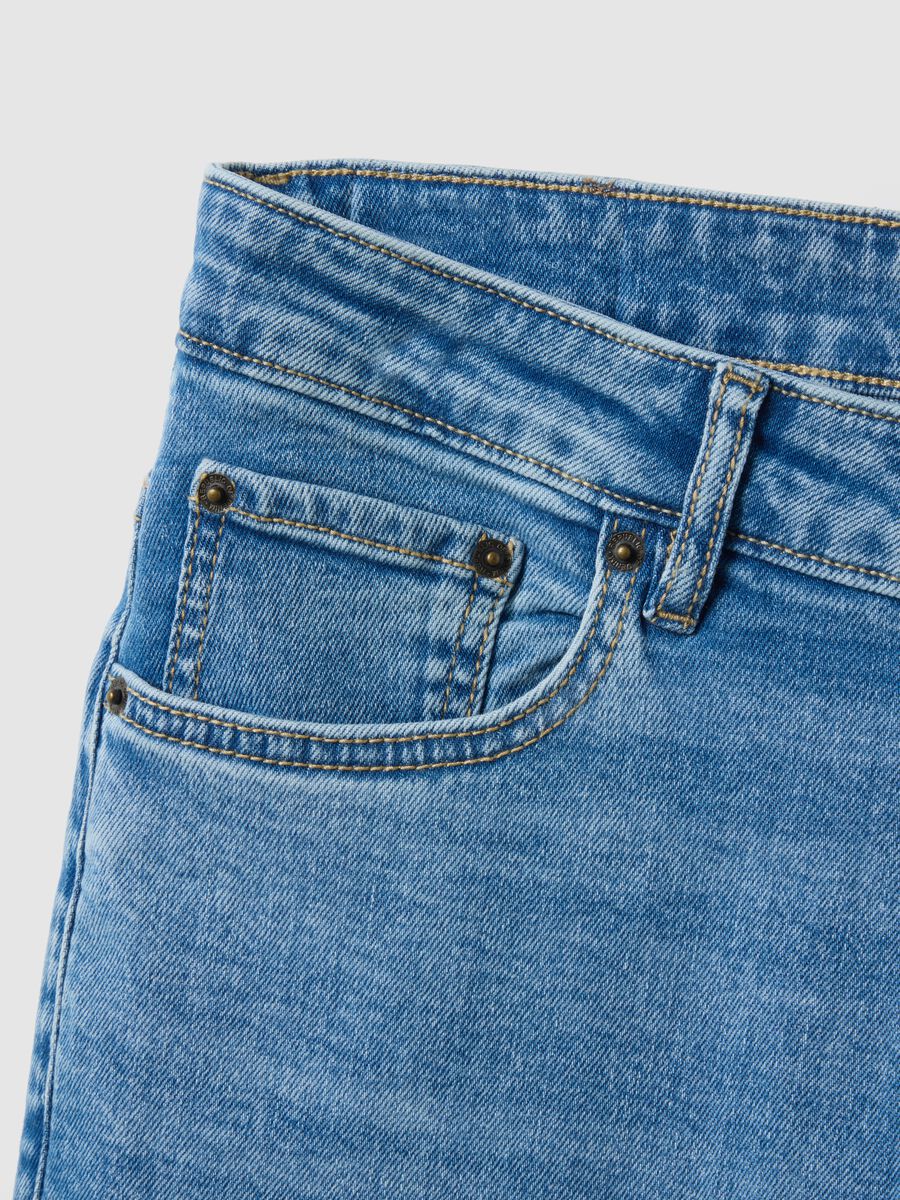 Super skinny fit blue denim cotton jeans_5
