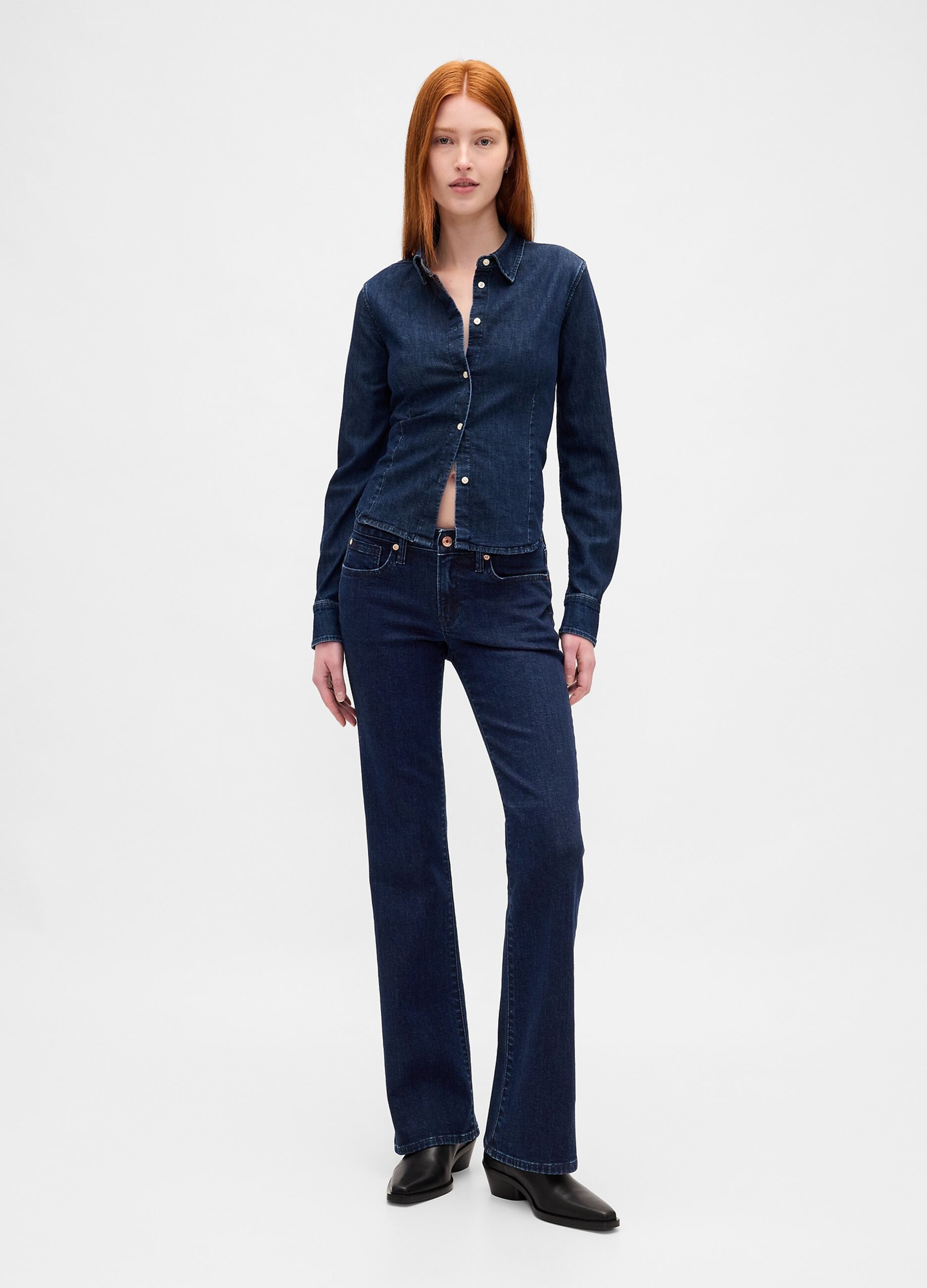 Stretch Blue Denim Trousers