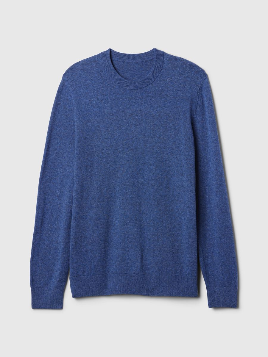 M&eacute;lange pullover with round neck_4