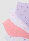 Girls&rsquo; Multicolour Organic Cotton-Blend Ankle Socks Multipack_1