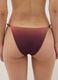 Brown stretch bikini bottoms with ombr&eacute; effect_4