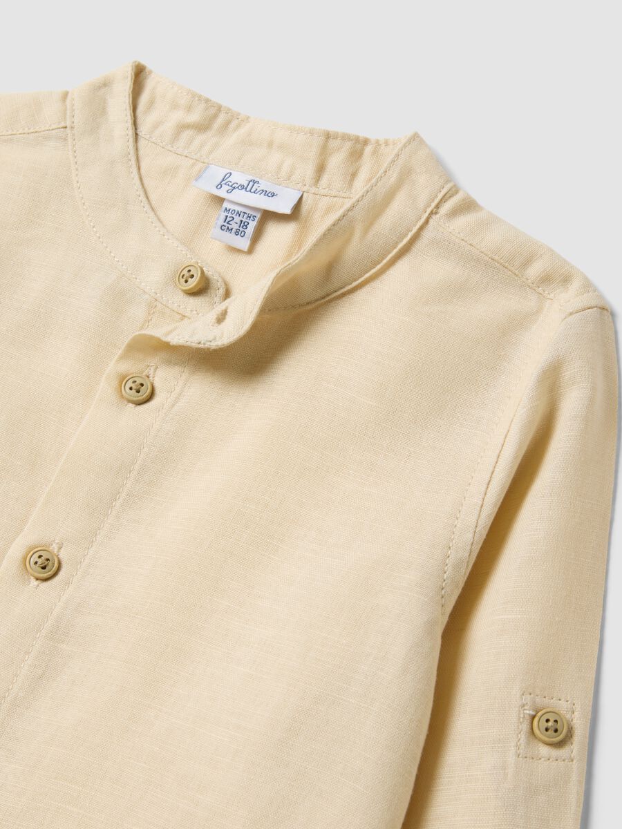 Multicolour Linen and Cotton Blend Set for Boys_2