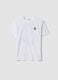 T-shirt bianca da ragazzo con logo Playstation in puro cotone relaxed fit_3