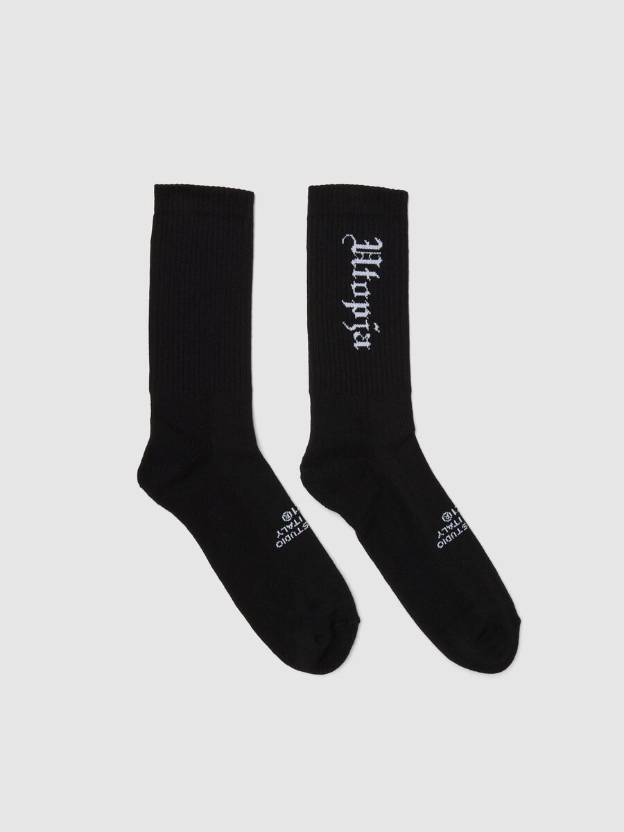 Bipack Black Padded Socks_1
