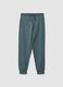 Blue organic cotton joggers_0