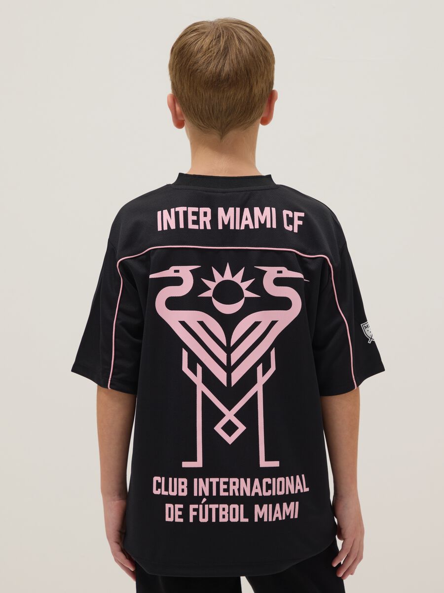 Inter Miami CF Black Cotton Regular Fit T-shirt_1