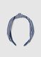 Multicolour striped pure cotton hairband_0
