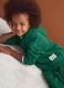Green pure cotton hoodie, regular fit, for boys_0