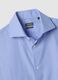Slim Fit Blue Cotton Blend Shirt_5