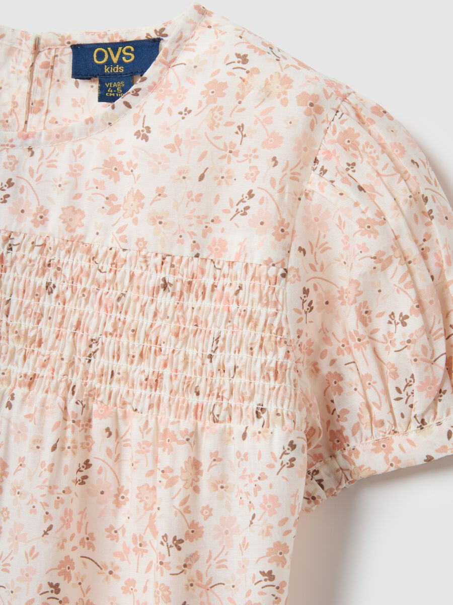 Multicolour Lyocell Blend Floral Blouse for Girls Regular Fit_2