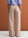 Beige denim wide-leg jeans in pure cotton_2