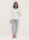 Multicolour pure cotton regular fit pyjamas with pattern_0