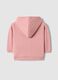 Baby girl's regular fit pink cotton sweatshirt with toy_1