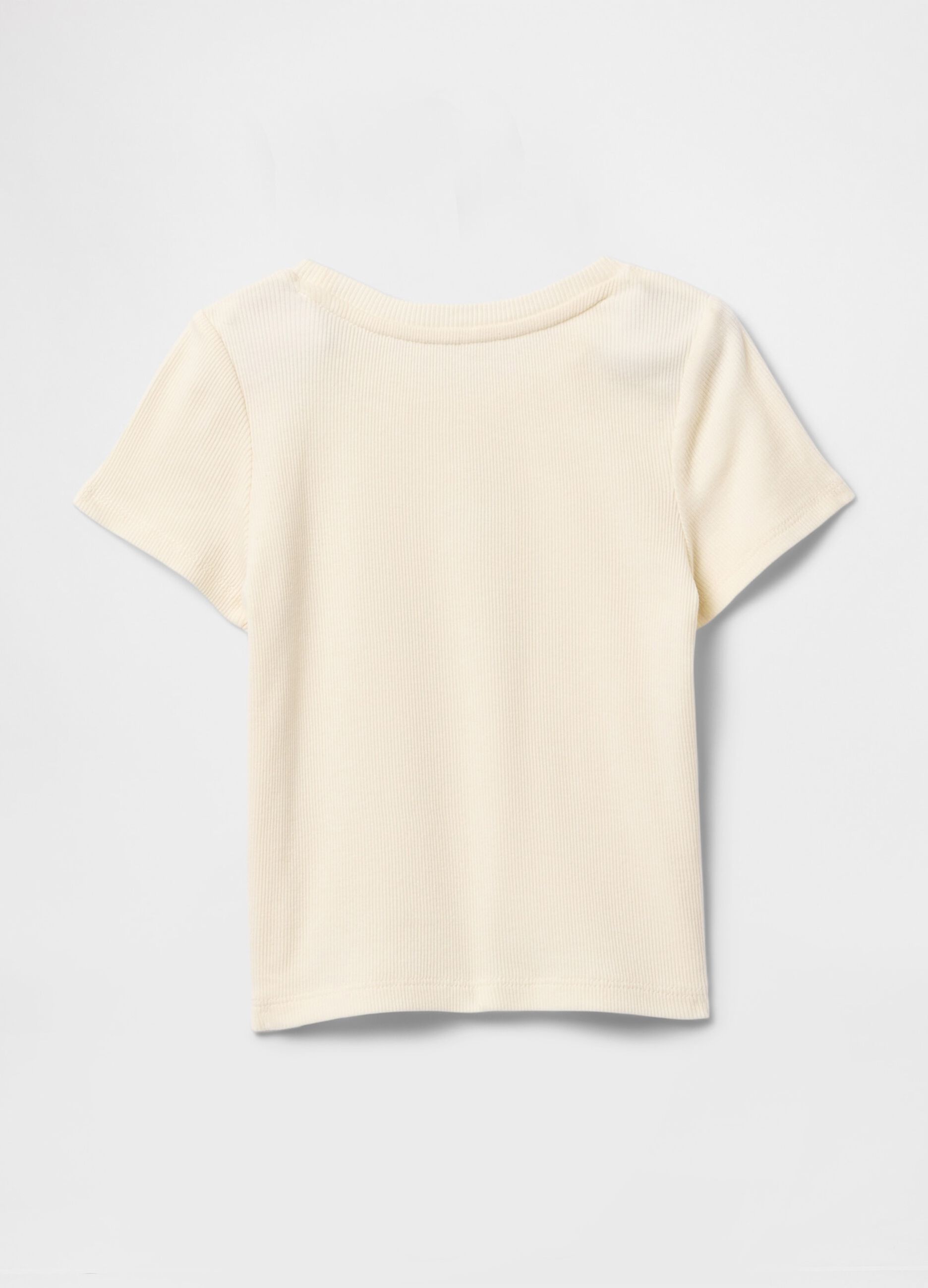 White cotton short sleeve T-shirt GAP Kids